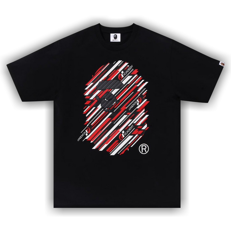 Buy BAPE x Gran Turismo Ape Head #2 Tee 'Black' - 1J73 110