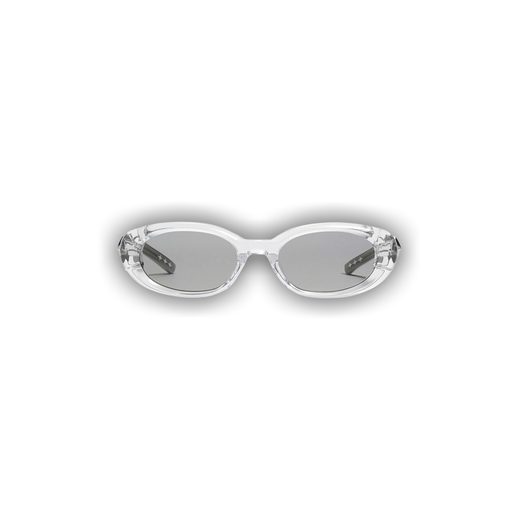 Gentle Monster Orah C1 logo-plaque sunglasses, White