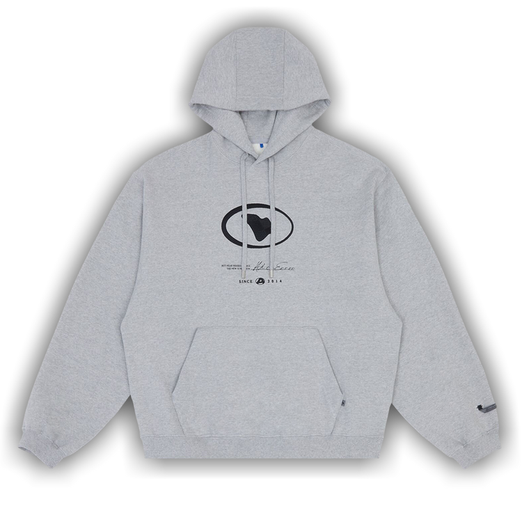 ★ADERERROR★ Decal logo hoodie Grey ADER error Grey Stone Logo Hoodie ADER error