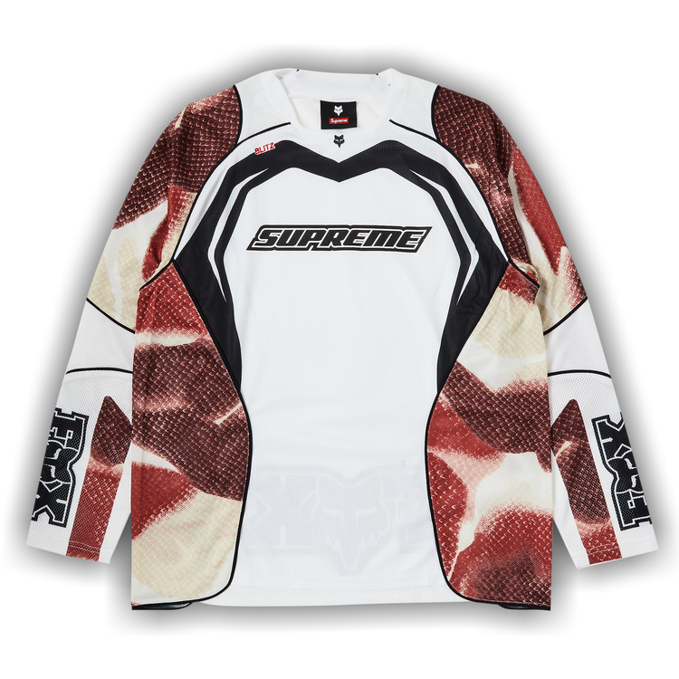 Buy Supreme x Fox Racing Jersey 'White' - FW23KN70 WHITE | GOAT