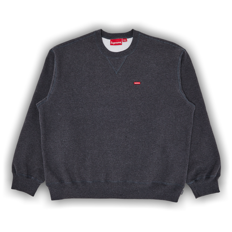 Buy Supreme Small Box Crewneck 'Charcoal' - FW23SW22 CHARCOAL | GOAT