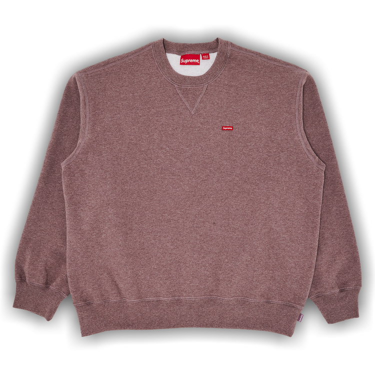 Buy Supreme Small Box Crewneck Heather Mauve FW23SW22 HEATHER MAUVE GOAT CA