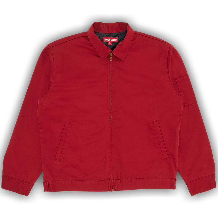 Buy Supreme H.R. Giger Embroidered Work Jacket 'Red' - FW23J119 ...