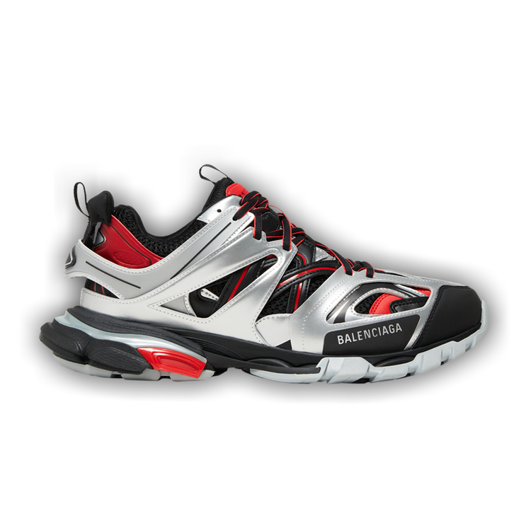 Buy Balenciaga Track Sneaker Black Red Silver 542023 W2FSA 1169 GOAT