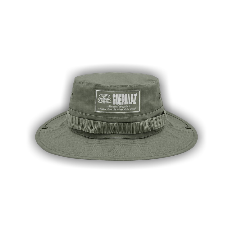Corteiz Guerillaz Bucket Hat Tonal Khaki Men's - FW23 - US