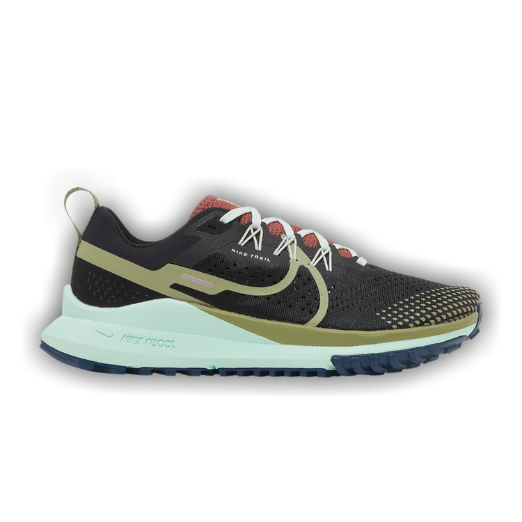 Buy Nike Wmns React Pegasus Trail 4 'Black Alligator Mint