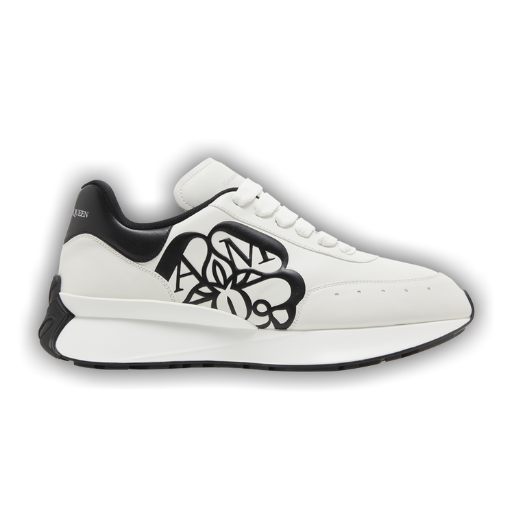 Buy Alexander McQueen Sprint Runner 'White Black' - 691342 WIC95