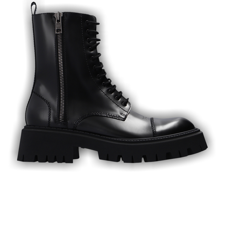 美品　BALENCIAGA TRACTOR 20MM 39 Balenciaga Tractor 20mm Zip Up Boot Black Men's
