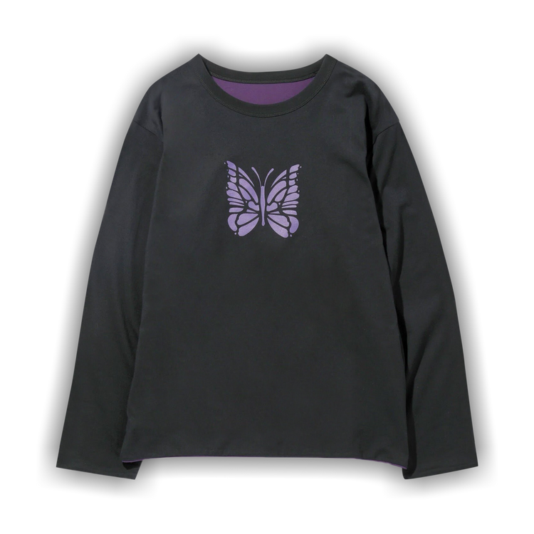 Buy Needles Long-Sleeve Reversible T Shirt 'Black' - LQ263 BLAC | GOAT