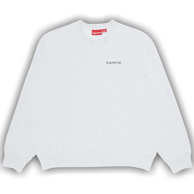 Buy Supreme NYC Crewneck 'Ash Grey' - FW23SW119 ASH GREY | GOAT