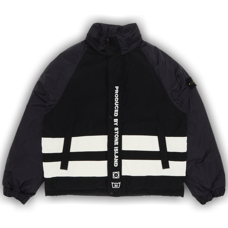 Buy Supreme x Stone Island Reversible Down Puffer Jacket 'Black