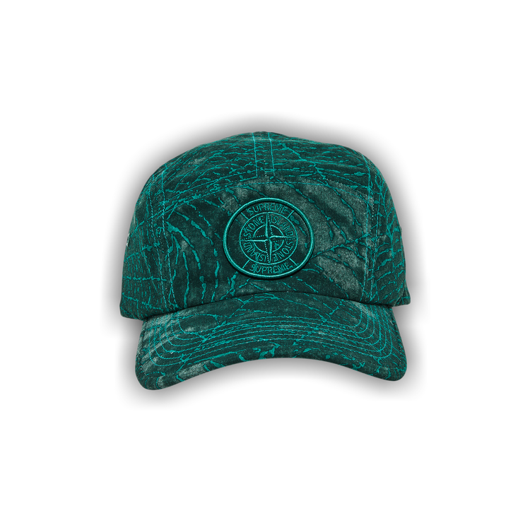 Buy Supreme x Stone Island Camp Cap 'Dark Green' - FW23H3 DARK