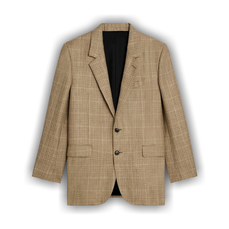 【CELINE】JUDE JACKET●2V06J86901XB jude jacket in wool and cashmere flannel - ANTHRACITE/NOIR