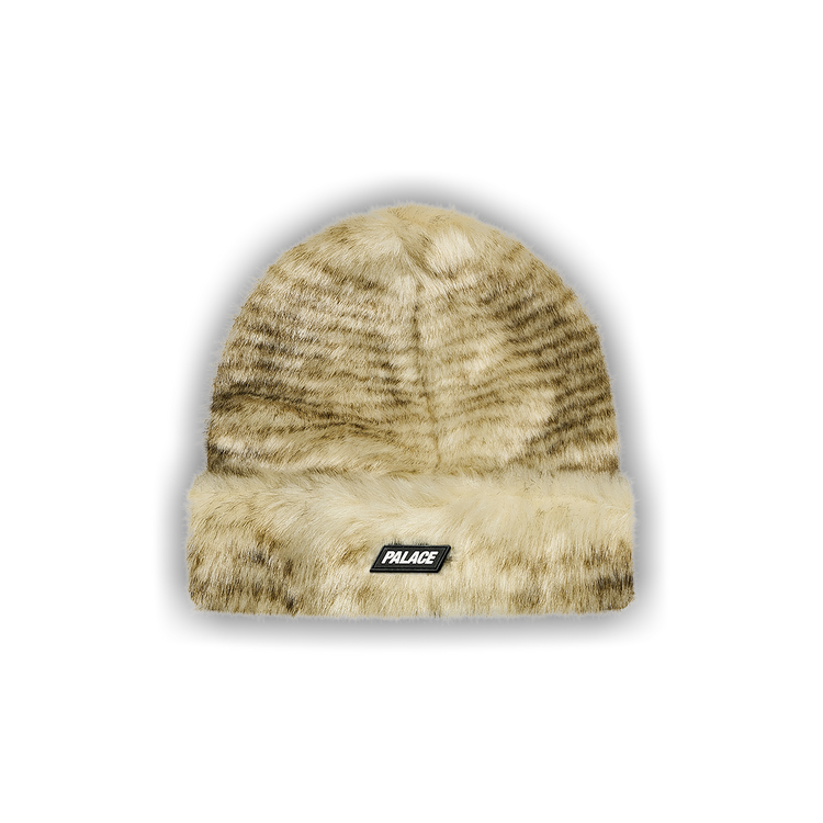 Buy Palace Teddy Beanie 'Ecru' - P25BN074 | GOAT