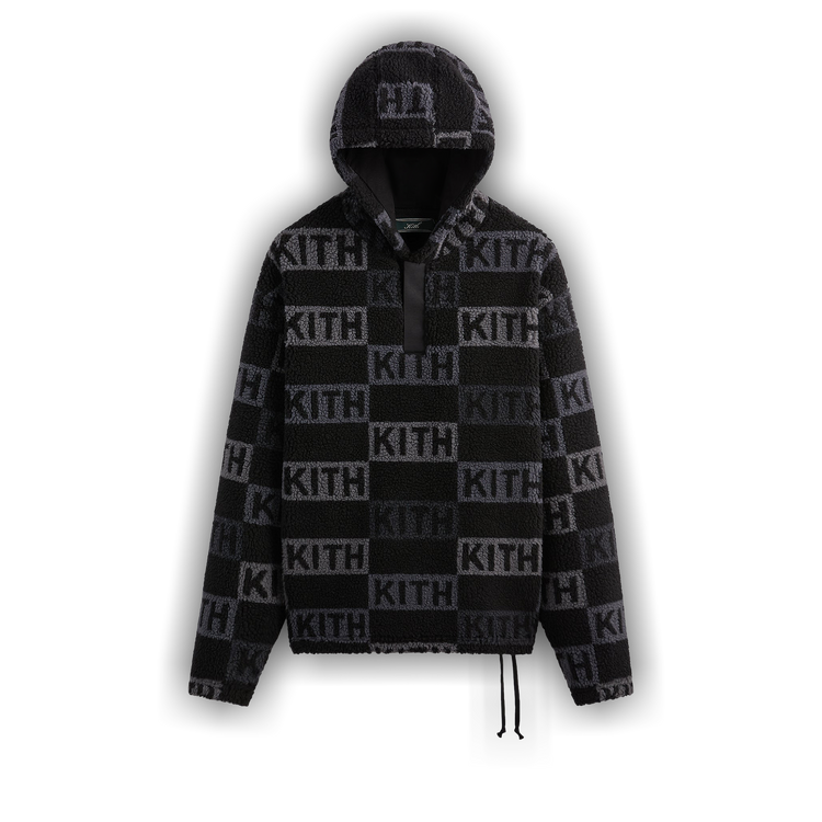 Buy Kith Merrick Sherpa Hoodie 'Black' - KHM010484 001 | GOAT