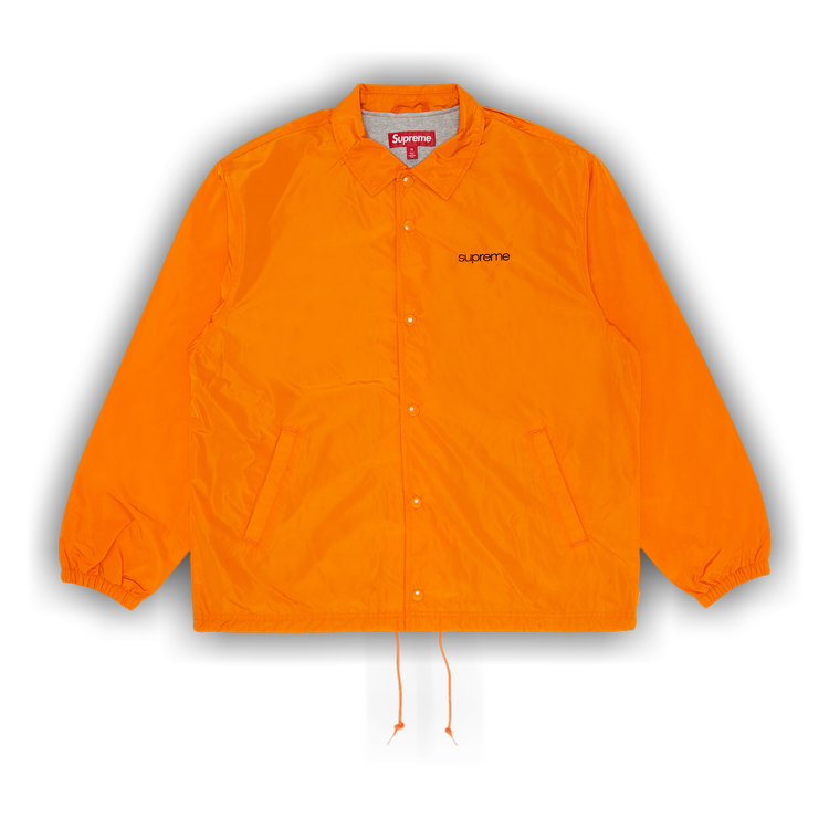 Supreme NYC Coaches Jacket Orange Mシュプリームオンライン購入