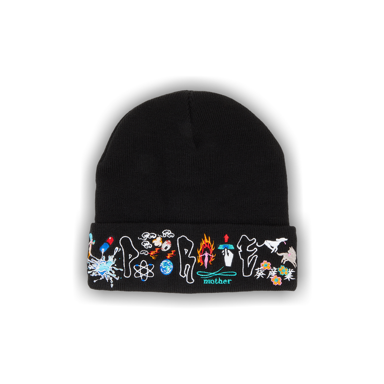 Buy Supreme AOI Icons Beanie 'Black' - FW21BN62 BLACK | GOAT