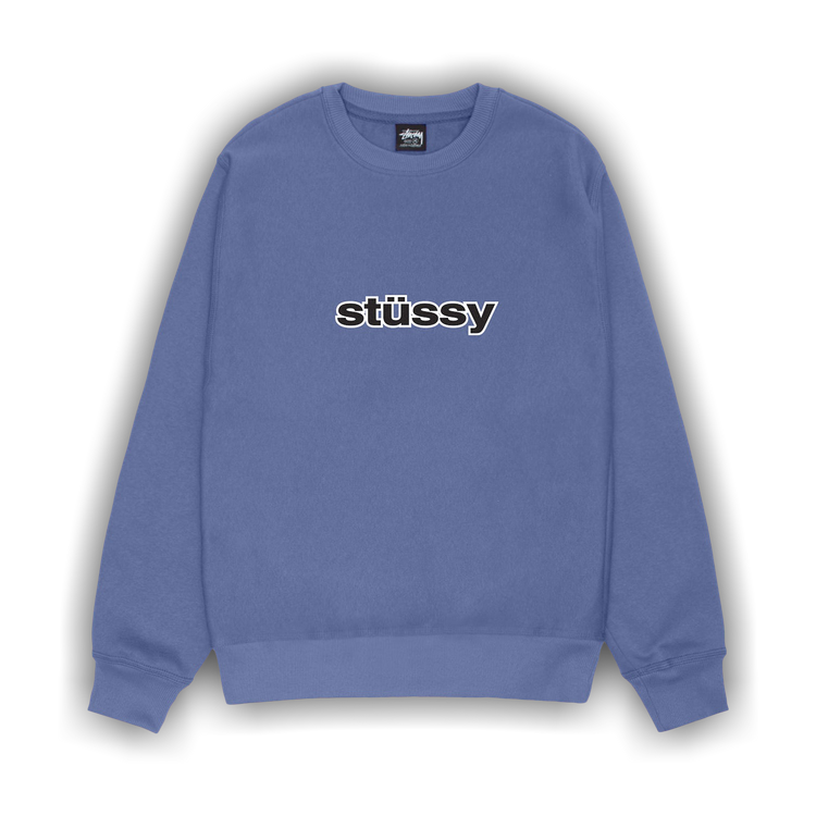 Stussy arch applique crew sweatshirt clearance