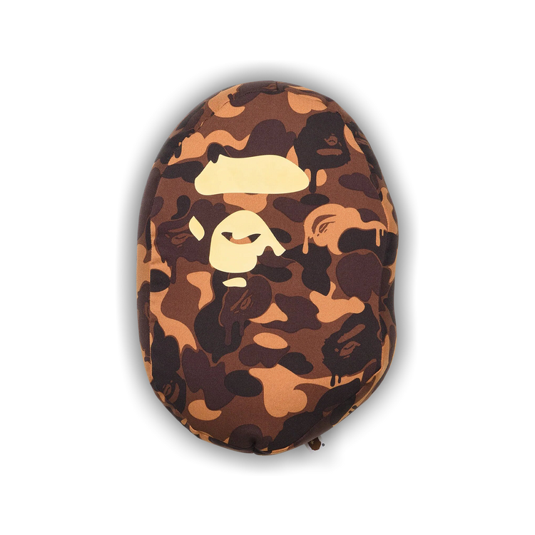 Buy BAPE Valentine Chocolate Camo Ape Head Cushion 'Brown' - 1J20