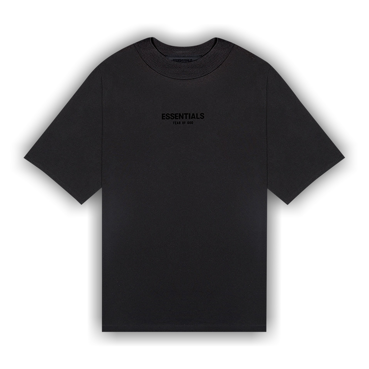 Buy Fear of God Essentials T-Shirt 'Jet Black' - 0125 25050 0135 861 | GOAT