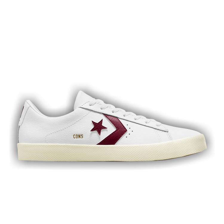 Converse pro leather vulc ox hot sale white
