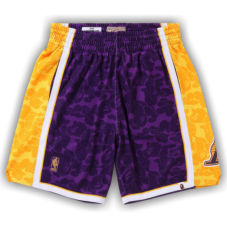 Lakers Bape セット XL サイス BAPE x Mitchell & Ness Lakers Tee Yellow Men's - FW18 - US