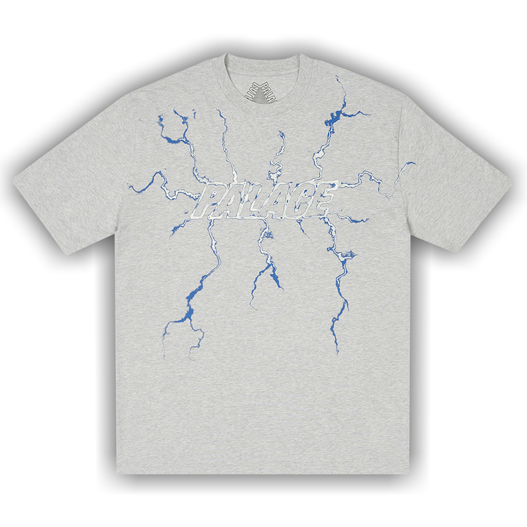 Buy Palace Fully Charged T-Shirt 'Grey Marl' - P25TS211 | GOAT
