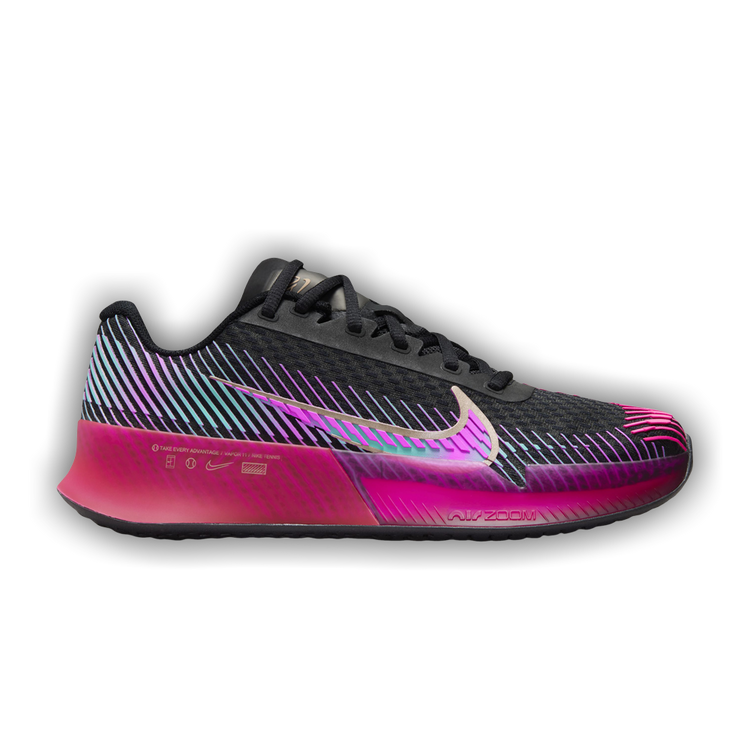 Buy Wmns NikeCourt Air Zoom Vapor 11 Premium HC 'Black Fireberry