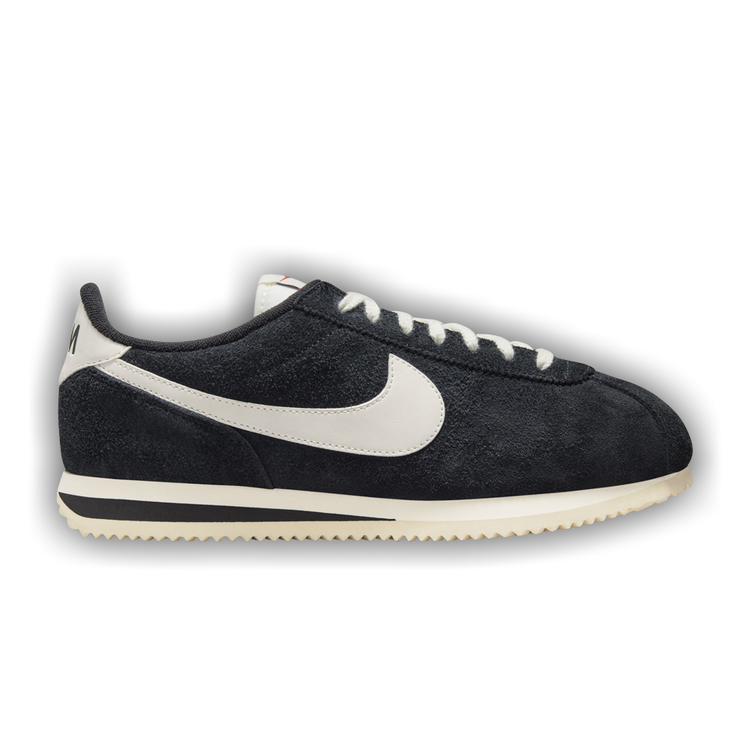 Nike cortez outlet negro gamuza