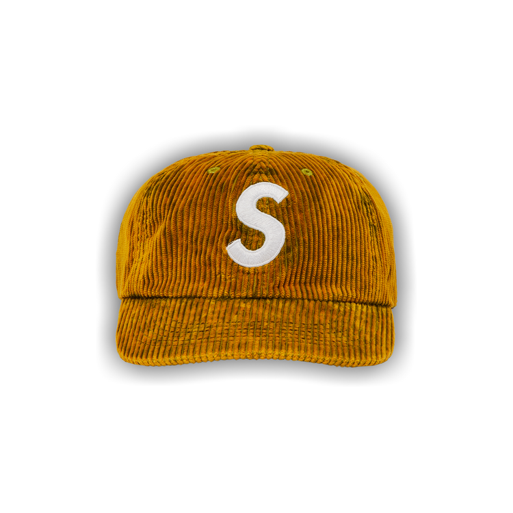 Supreme Corduroy S Logo 6-Panel (FW23) - $58
