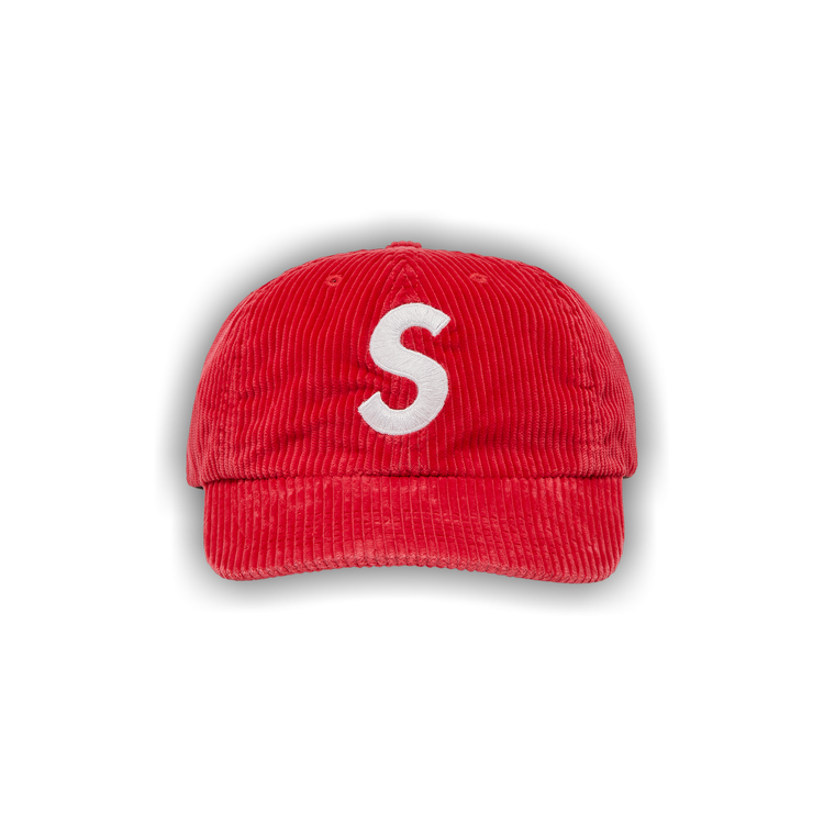 Buy Supreme Corduroy S Logo 6-Panel 'Red' - FW23H91 RED | GOAT