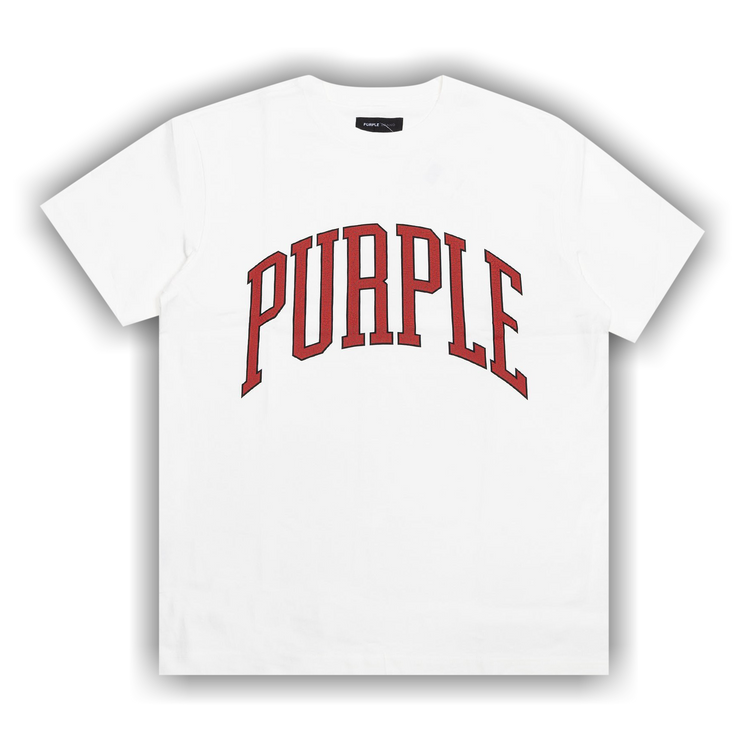 Tシャツ・カットソー Purple Brand P117 HCCC124 HEAVY JERSEY T-shirt Purple Brand Coconut Milk Collegiate T-Shirt – Puffer Reds