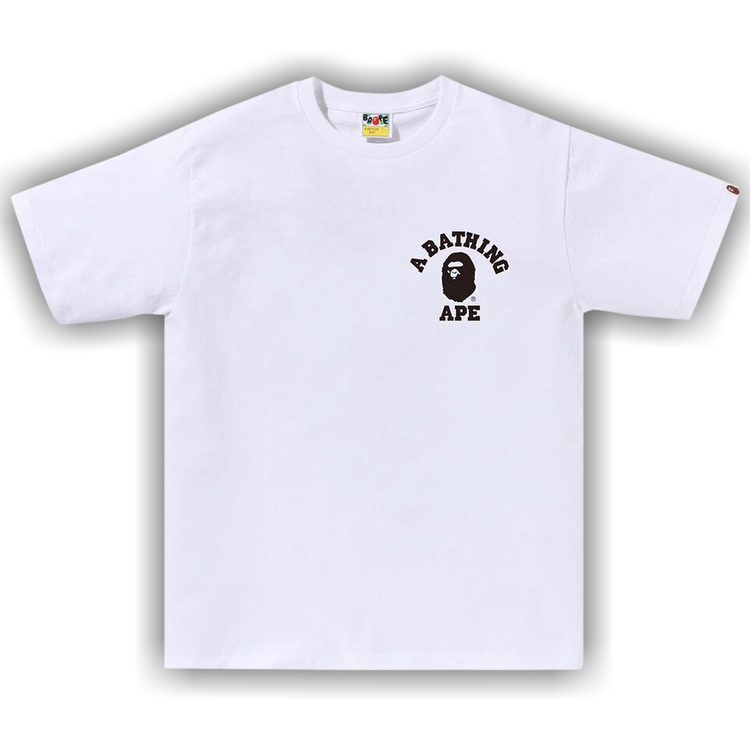 人気【A BATHING APE】ABC CAMO COLLEGE ATS TEE /ホワイト ABC CAMO COLLEGE ATS TEE | bape.com