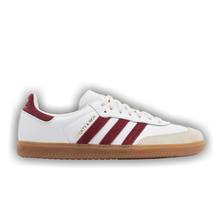 Buy Sporty & Rich x Samba OG 'White Core Burgundy' - IF5660 | GOAT CA