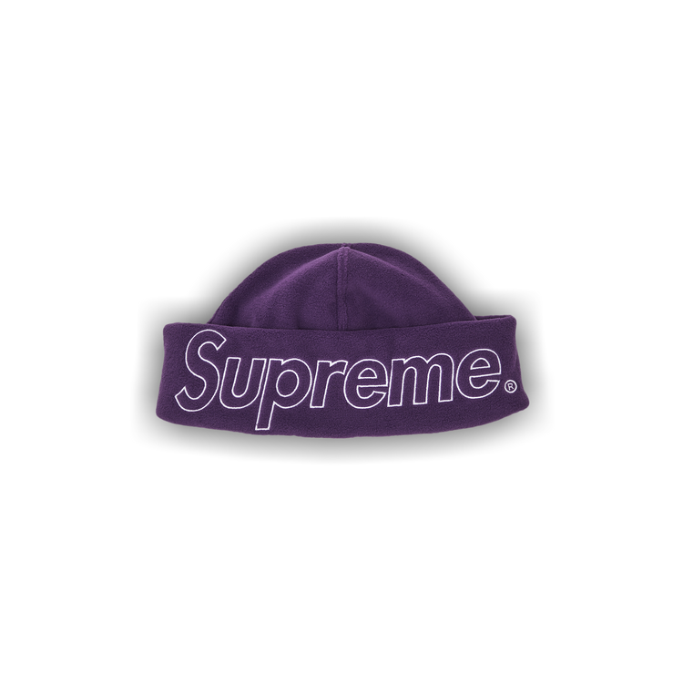 Buy Supreme Polartec Beanie 'Dark Purple' - FW23BN18 DARK PURPLE