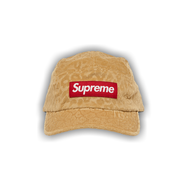 Buy Supreme Leopard Corduroy Camp Cap 'Beige' - FW23H49