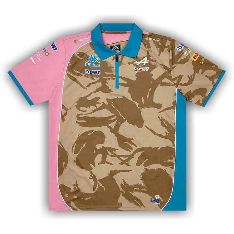 Buy Palace x Kappa For Alpine Tech Polo 'Desert Camo' - 351R1NWA02