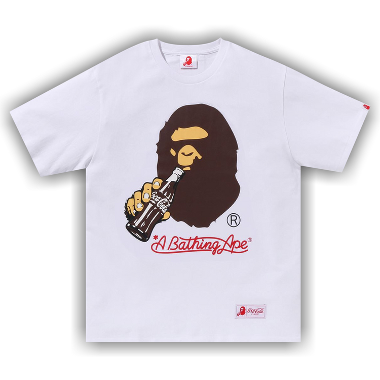 最も  Coca-Cola x BAPE Buy Ape 910 110 1J73 - 'White' Tee Head トップス