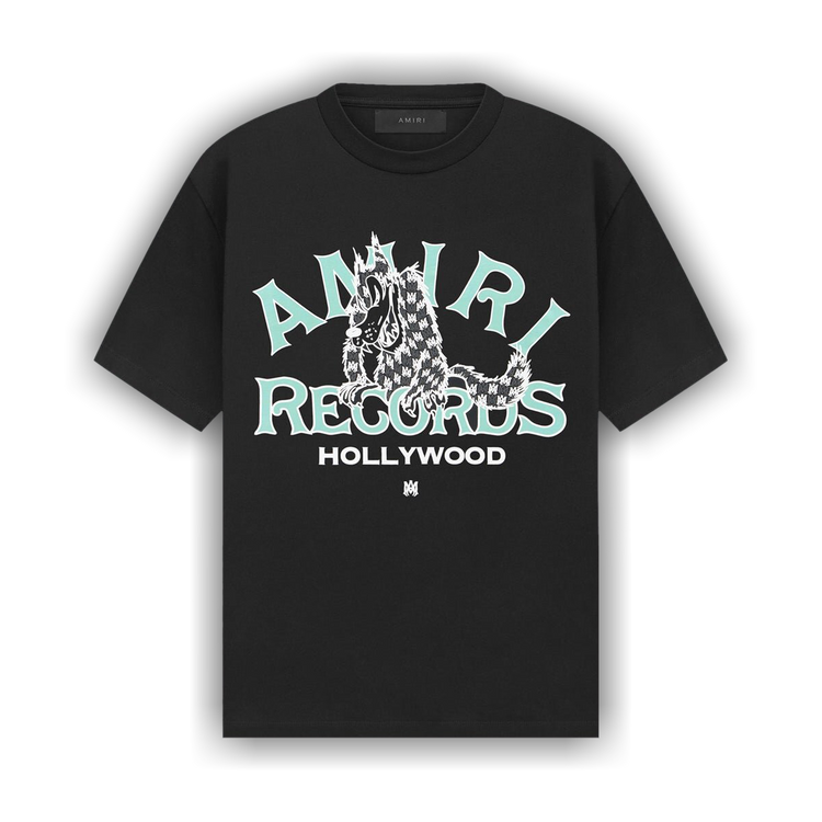 【AMIRI】 ブラック 'Amiri Music' Record Tシャツ AMIRI Music Record T-shirt | Black | FARFETCH