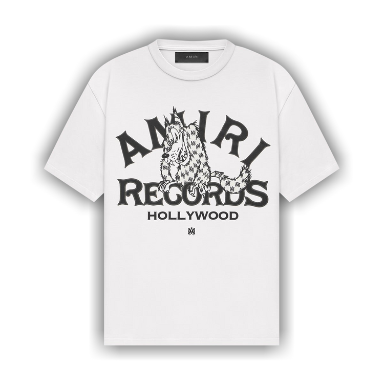 Buy Amiri Records Wolf T-Shirt 'White' - AW23MJG014 100 WHIT