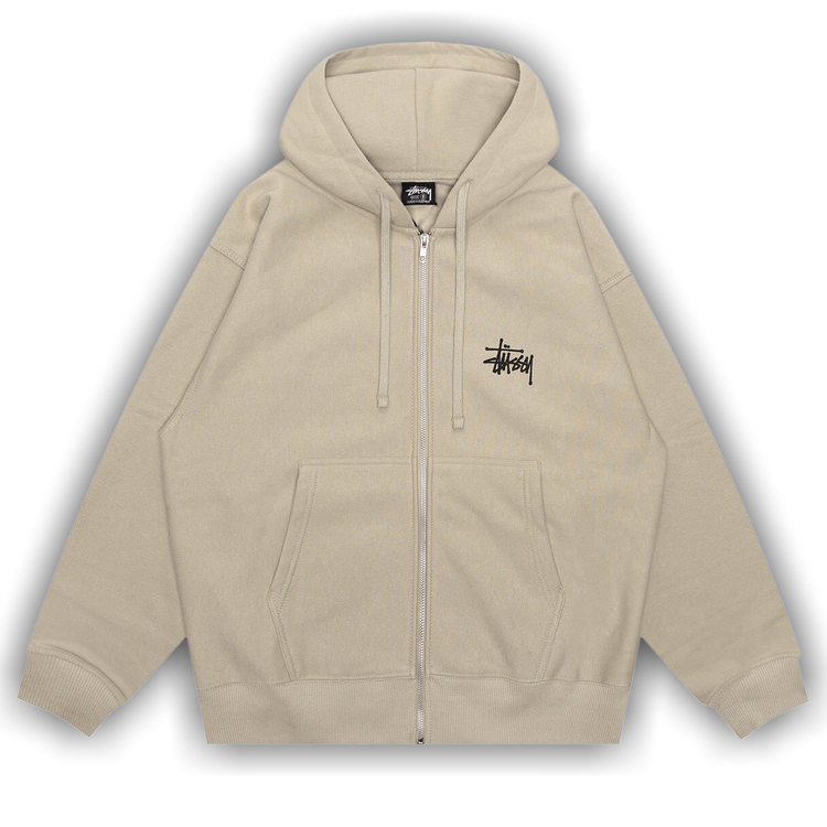 BASIC STÜSSY ZIP HOODIE Basic Stüssy Zip Hoodie – Black | Sweats | Stüssy