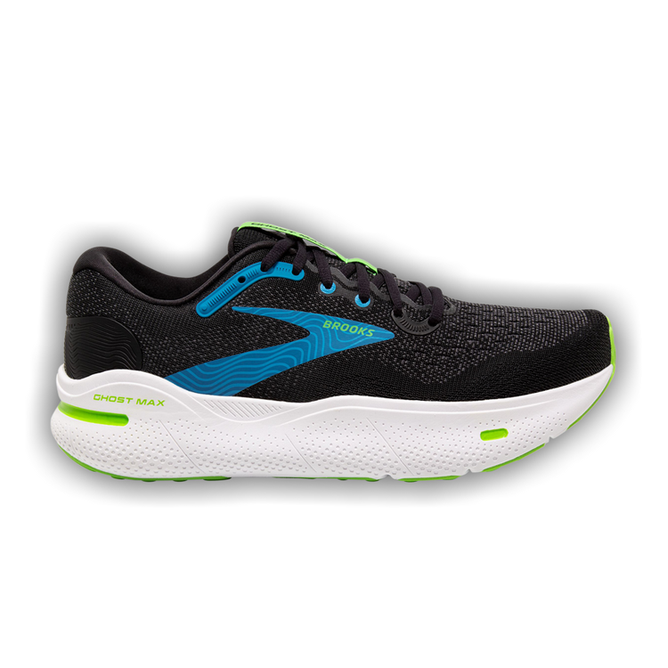 Buy Brooks Ghost Max 2E Wide 'Black Atomic Blue' - 110406 2E 060