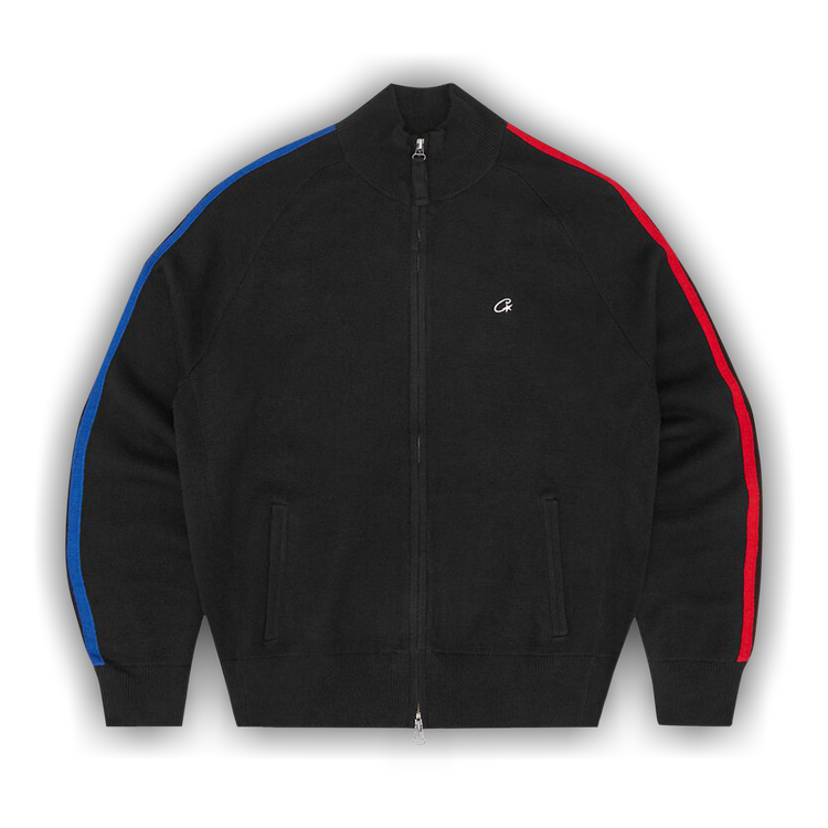Buy Corteiz VVS Knit-Zip 'Black/Red/Blue' - 7892 Buy Corteiz VVS Knit-Zip 'Black/Red/Blue' - 7892
