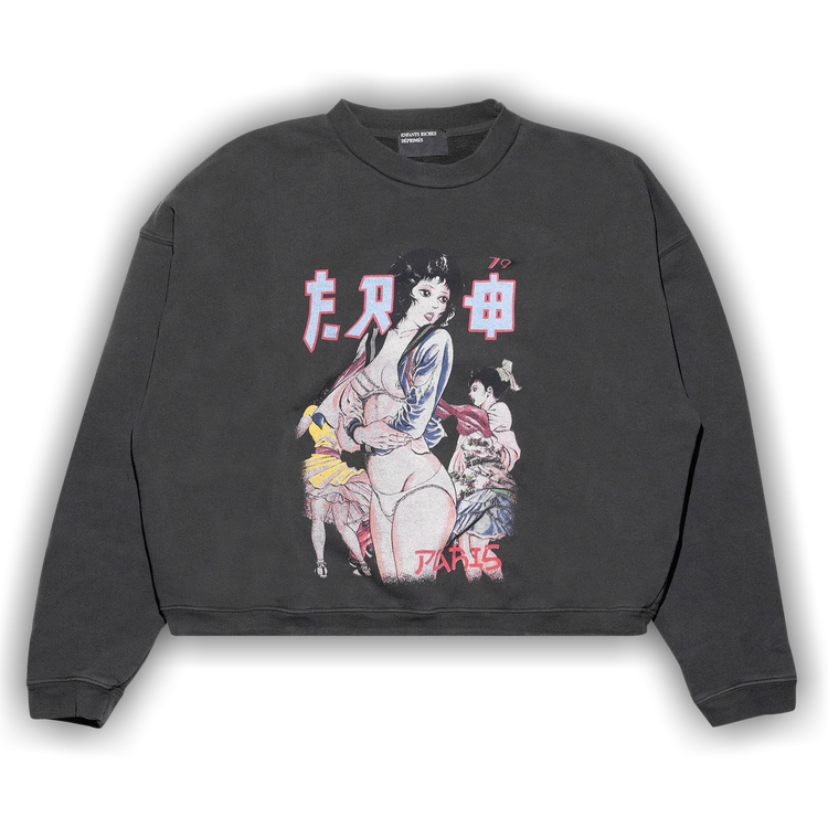 ERD Bad School Girl Crewneck スウェット