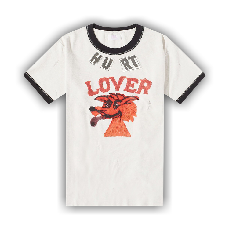 Buy ERL Hurt Lover T-Shirt 'Ivory' - ERL07T002 IVOR | GOAT