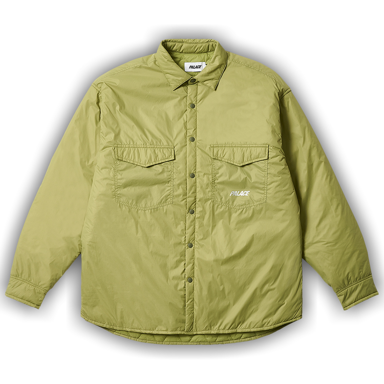 Buy Palace Insulated Pertex Shirt 'Olive' - P25SHT055 | GOAT CA