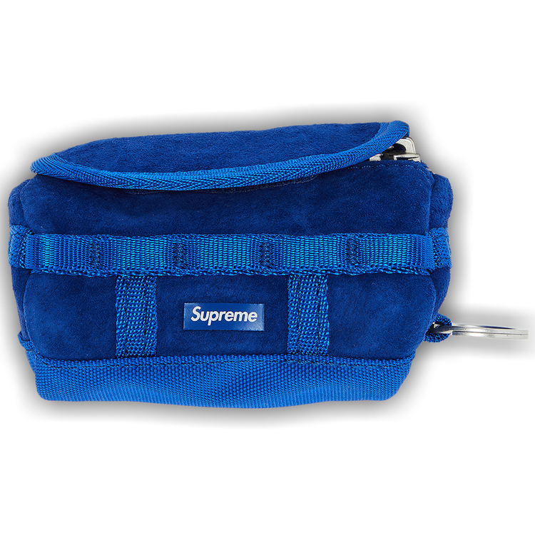 Buy Supreme x The North Face Suede Base Camp Duffle Keychain 'Blue 