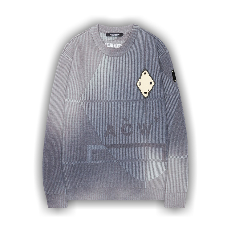 Buy A-Cold-Wall* Spray Knit Sweater 'Grey' - ACWMK116 GREY | GOAT IT