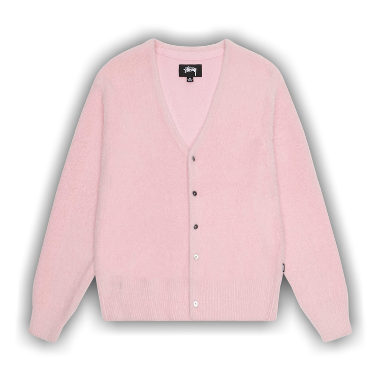Hot pink shaggy cardigan clearance