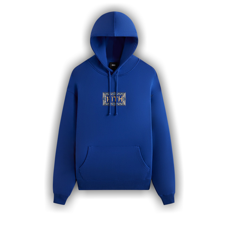 Buy Kith Treats Hanukkah Hebrew Logo Williams III Hoodie 'Current' -  KHT030100 412 | GOAT